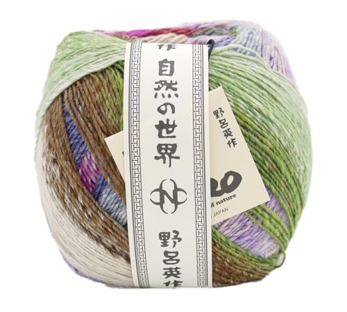 Noro Tsubame 02, Wolle mit Seide zum Stricken oder Häkeln, 600 m / 200 g, Farbverlauf, hergestellt in Japan von Noro