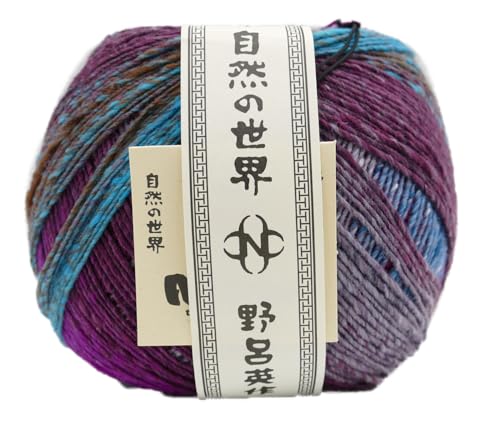 Noro Tsubame 46, Wolle mit Seide zum Stricken oder Häkeln, 600 m / 200 g, Farbverlauf, hergestellt in Japan von Noro