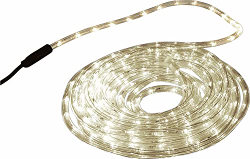 Northpoint LED Lichtschlauch 10m lang 7mm Durchmesser 2,7W für Innen und Außen 200 LEDs mit Timerfunktion warmweißes Licht von Northpoint