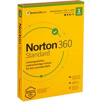 Norton 360 Standard Sicherheitssoftware Vollversion (PKC) von Norton