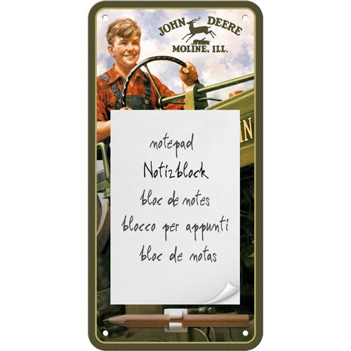 Nostalgic-Art Notizblockschild, Bunt, 20 x 10 cm (Notepad) von Nostalgic-Art