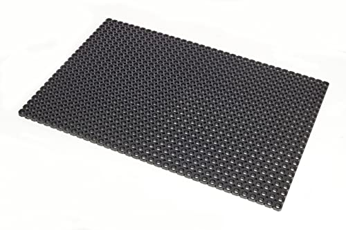 Notrax® 564 Oct-O-Mat™ 23 mm Die traditionelle achteckige Gummi-Eingangsmatte 80cm x 120cm Schwarz von Notrax