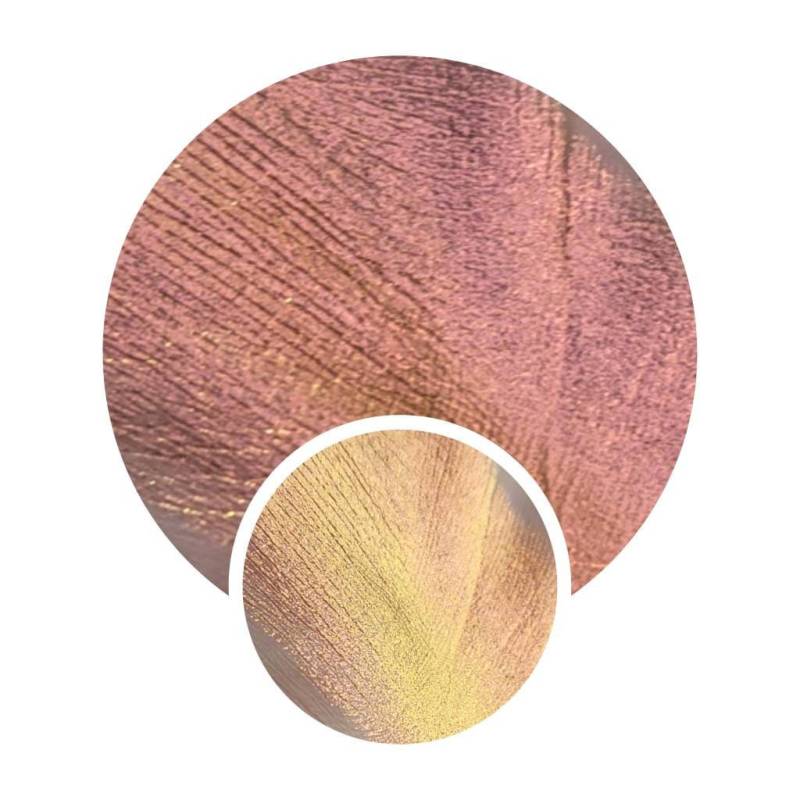 Multichrome Sun Ray Chamäleon Gepresste Pfanne Schimmer Beige Sherbet Pink Orange Gold Duo Chrom Vegan 26 Mm Farbschicht Makeup Highlight von Notycebeauty