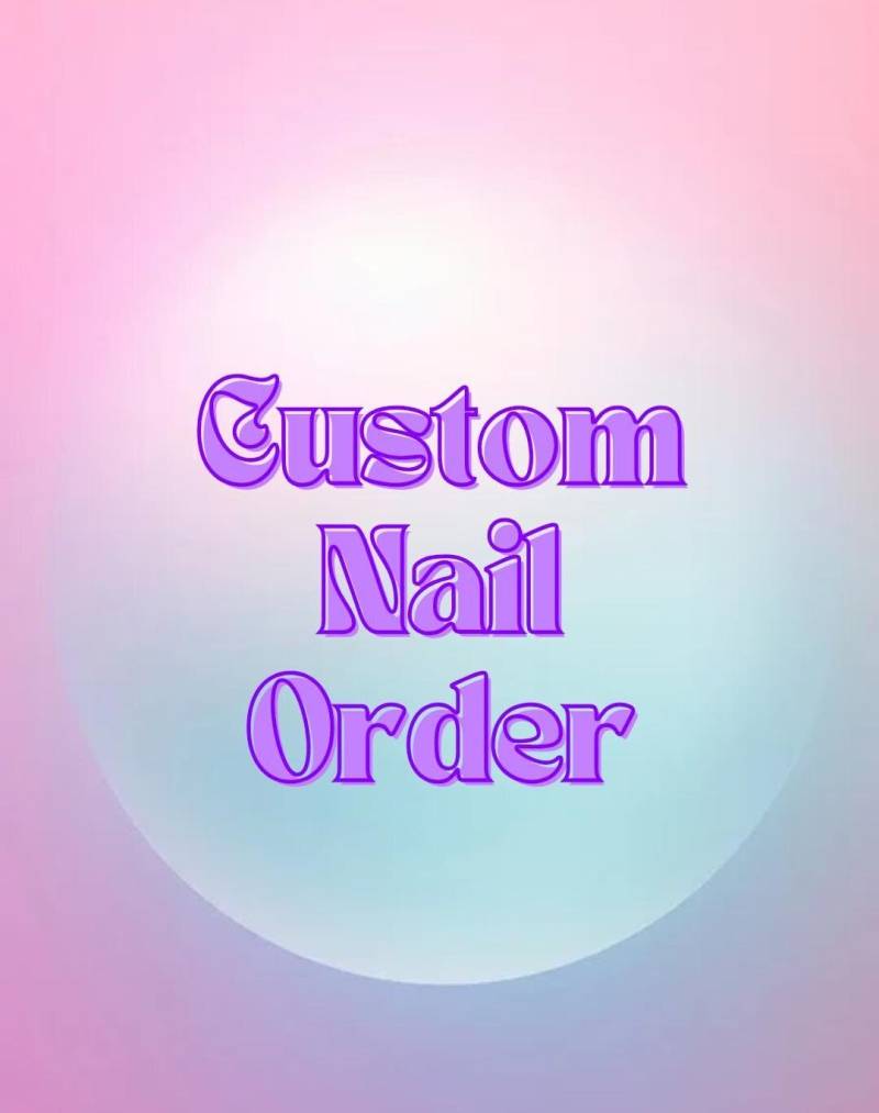 Custom Handmade Press On Set Gel Nail Order Made To Personalized Different Styles von Notyournails