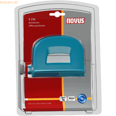 Novus Locher E 216 petrol Blister von Novus