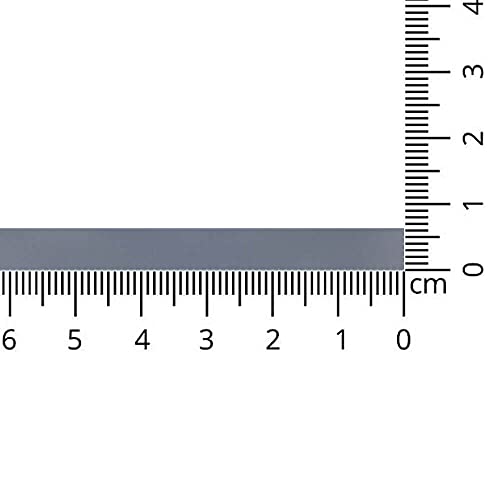 Now Foods 22355-0006-0036 Satinband, 100Prozent Polyester, 0036 Grau, 25 m x 6 mm, meter von Now Foods