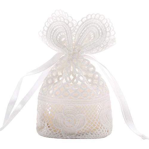 Nrkin Organzabeutel Organza Säckchen Klein, 10 X14 Cm Organzasäckchen Gastgeschenke Hochzeit Organzabeutel für Süßigkeiten Party von Nrkin