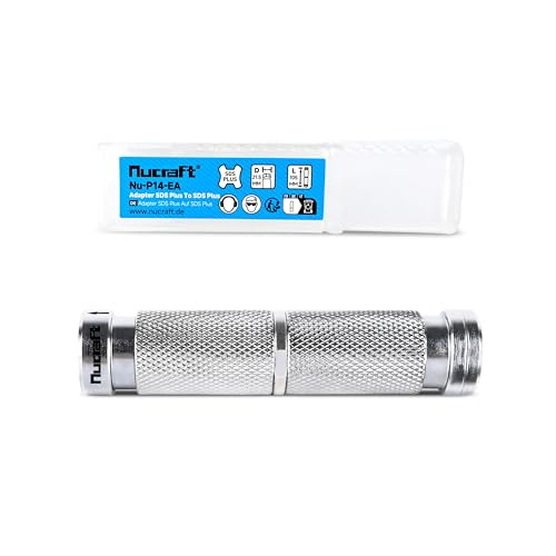 Nucraft Adapter SDS PLUS auf SDS PLUS aufnahme verbinder passend fur Bohrverlängerung, Bohrhämmer und werkzeuge mit SDS PLUS halterung von Nucraft