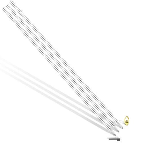 Nucraft Tiefenerder V4A Edelstahl Erder Erdung Staberder Blitzableiter Ø20mm mit Klemme SET 1M 3M 4M Zusammensetzung (SET 3M Ø20 3x1000mm) von Nucraft