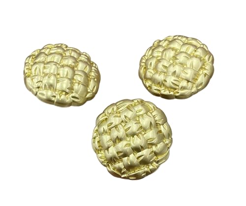 Metallknöpfe mit Gitterknoten, 15 mm bis 23 mm, 6 Stück, Farbe 2, 15 mm, 6 Stück Metallknöpfe mit Gitterknoten, 15 mm bis 23 mm, 6 Stück, Farbe 2, 15 mm, 6 Stück von Nuheekg