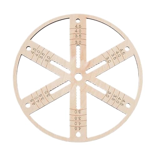 Wooden Wick Centering Tool, Candle Making Wick Stabilizer, Wooden Candle Centering Device Wick Centering Tool, Round Wick Stabilizer Holder, Multiwick Holder for Round and Flat Wicks von Nuhjytgf