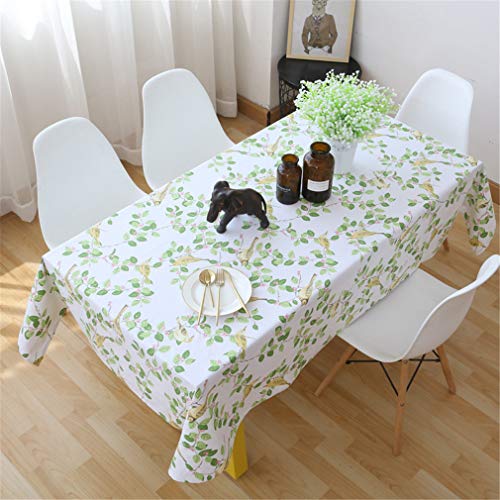 Nunubee Niedlichen Tier Vogel Stoff Kunst Tischdecke Reine Baumwolle Leinen Wohnzimmer Home Art Runde Couchtisch Pad Tischdecke von Nunubee