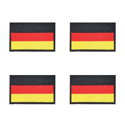 Nurilia 4 Stück 8x5 cm Deutschland Patch, Patches Klett, Deutschland Patch Klett, Deutschlandflagge Klett Patch für Kleidung Taschen Weste Hundegeschirr Uniform Militär Taktisch Rucksack Nurilia 4 Stück 8x5 cm Deutschland Patch, Patches Klett, Deutschland Patch Klett, Deutschlandflagge Klett Patch für Kleidung Taschen Weste Hundegeschirr Uniform Militär Taktisch Rucksack von Nurila