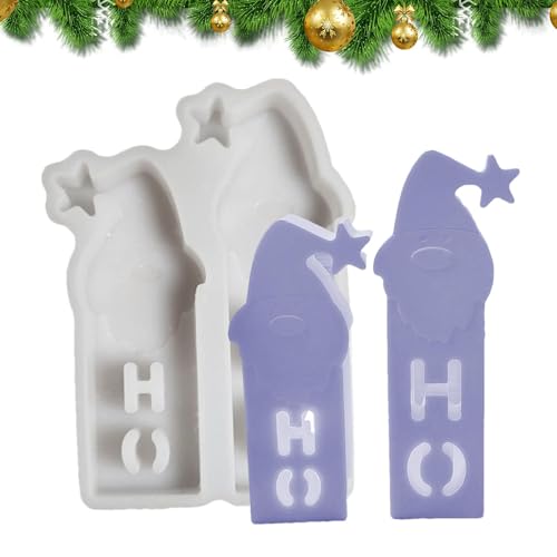 Christmas 3D Santa Claus Silicone Mold, Santa Shaped Chocolate Mold - Versatile Mold for Santa Candy, Soap Making, Candle Crafting, and Christmas Decorations von Nuyhgtr