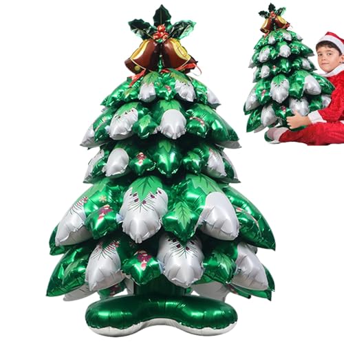 Christmas Tree Balloon – 4D Christmas Theme Balloon for Holiday Decor – Perfect Indoor and Outdoor Decorations for Festive Celebrations and Events festive tree decor for parties von Nuyhgtr