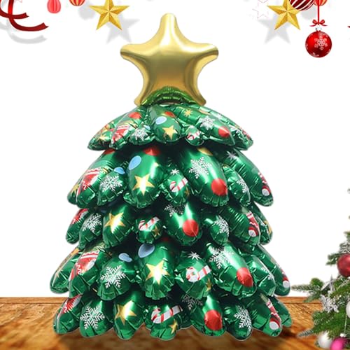 Christmas Tree Balloon – 4D Christmas Theme Balloon for Holiday Decor – Perfect Indoor and Outdoor Decorations for Festive Celebrations and Events festive tree decor for parties von Nuyhgtr