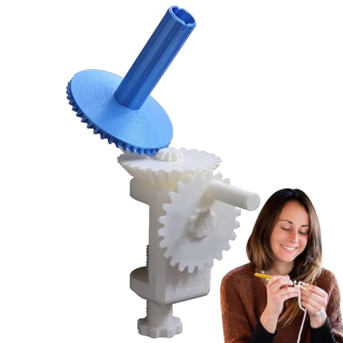 Portable Yarn Cake Winder, Compact Hand-Operated Center Pull Ball Winder, Portable & Easy-to-Use Knitting Tool for Home, Dorm & Travel Crafting, 18x12 cm, 3D Printing von Nuyhgtr