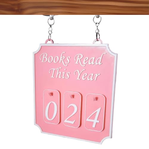 Bücherregal-Theke, Buchecken-Dekoration, 12 x 10 x 0,9 cm, Buchleser-Tracker, jährlicher Lesefortschritt im Klassenzimmer, Bibliothek, Geschenk für Bibliothekare, Bücherwurm-Enthusiasten Bücherregal-Theke, Buchecken-Dekoration, 12 x 10 x 0,9 cm, Buchleser-Tracker, jährlicher Lesefortschritt im Klassenzimmer, Bibliothek, Geschenk für Bibliothekare, Bücherwurm-Enthusiasten von Nuytghr