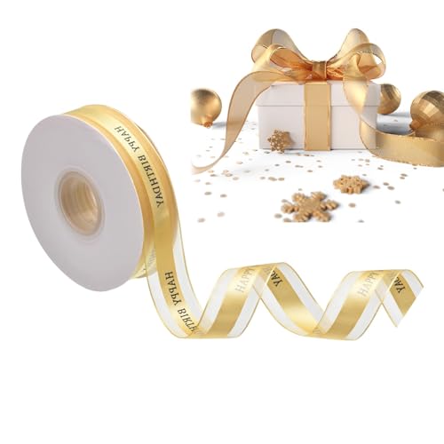 Satinband, Satinband zum Verpacken und Verpacken, dekorative Wickelkrawatte, Box Verpackung Band Blumenstrauß Zubehör für Hochzeit, von Nuytghr