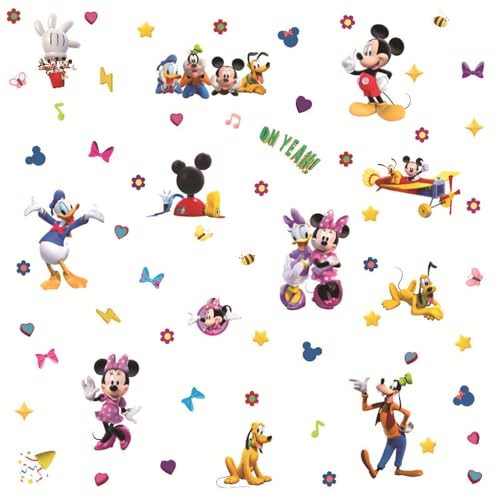 Wandtattoo Mickey Wandaufkleber Mickey und Minnie Wandsticker Mickey Wandsticker Kinderzimmer Micky Aufkleber Wanddeko Wandtattoos Mickey von Nv Wang