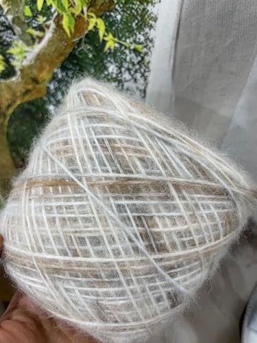 Nvzi Weiche Plüschwolle, Acryl, ausgefallenes Schlaufengarn für Puppenhaarherstellung, Häkeln, Stricken, Nadelfilzen, Puppenhaar, lockiges Haar, Spulen aus Wollfilz, kardierte Schafwolle, Roving, von Nvzi