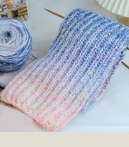 Nvzi Weiche Plüschwolle, Acryl, ausgefallenes Schlaufengarn für Puppenhaarherstellung, Häkeln, Stricken, Nadelfilzen, Puppenhaar, lockiges Haar, Spulen aus Wollfilz, kardierte Schafwolle, Roving, von Nvzi