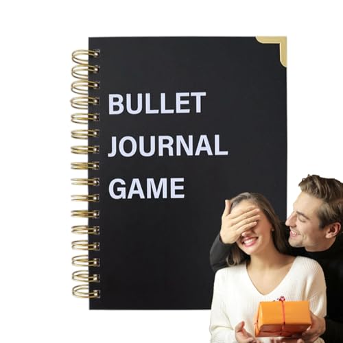 Nybhyjka Bu llet Dotted Journal-Spiel, Bu llet Journaling-Spielnotizbuch, Diagramm Ihrer Aufgaben, Jährliches Finanzausgaben-Tracker-Notizbuch, Für Planer, Ersparnisse, Finanzen Und Projekte von Nybhyjka