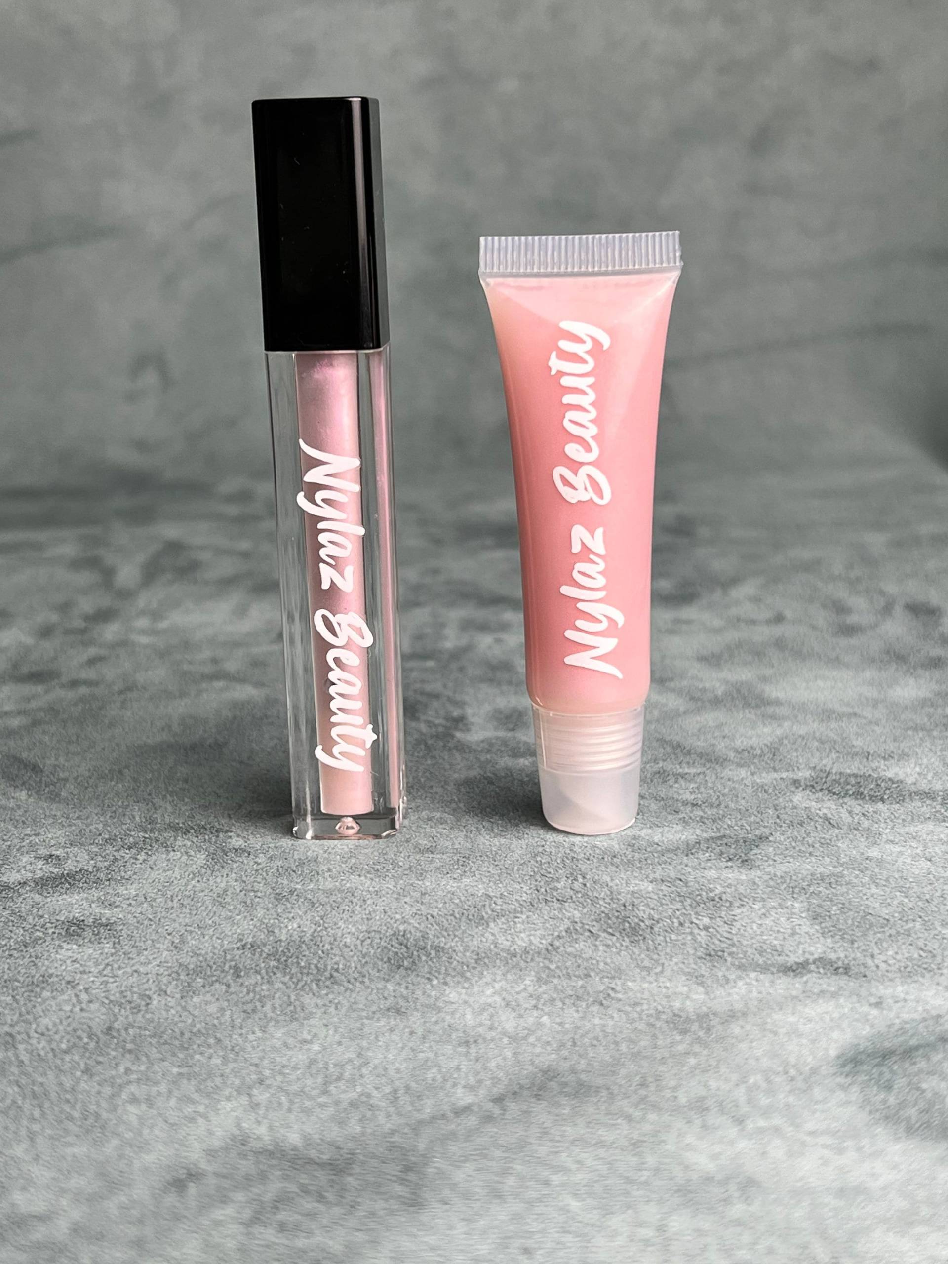 Lip Gloss/Fairy Dust Purer Rosa Lippenglanz Veganer Geschenke Für Sie Schimmerglanz Feuchtigkeitsspendender von NylazBeauty