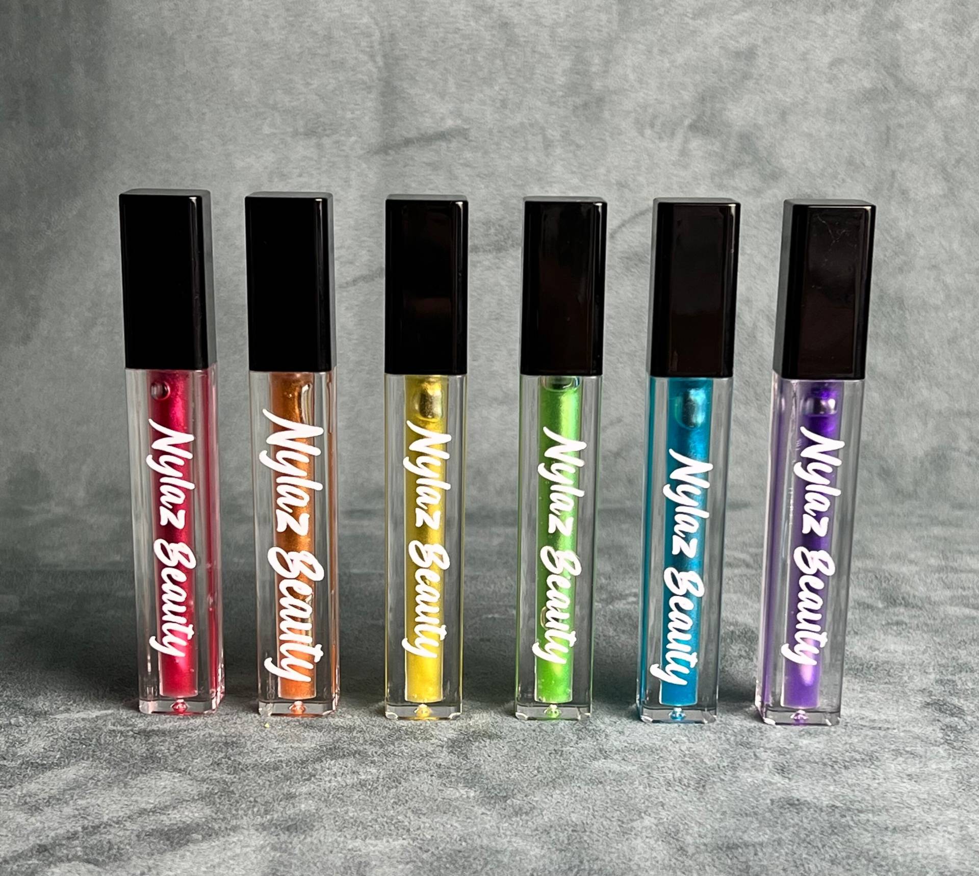 Purer Lipgloss/Jelly Kollektion Bio Klarglanz Regenbogen von NylazBeauty