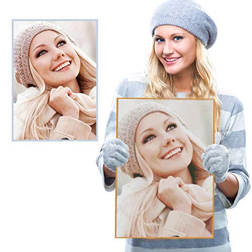 Personalisiert Diamond Dotz Eigenes Foto DIY Diamond Art Strass Groß Custom Photo 5D Diamant Puzzle Square Drill 40X50CM von O&BTRC01