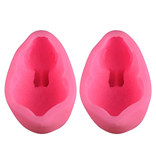 2 PCs/Set Für Kreative Kaninchen Silikonform Exquisite Duftkerzen Gipsform Osterdekor Mousse Kuchen Back M von OAJABBGE