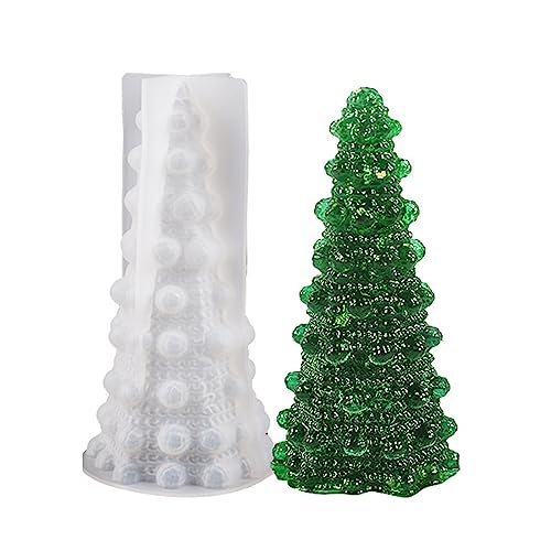 Kristall Epoxidharz Form Weihnachtsbaum Formen Handgemachte Nachtlicht 3D Silikon Form Kuchen Dekorieren Werkzeuge Wohnkultur von OAJABBGE