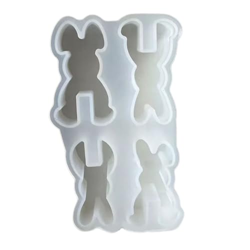 OAJABBGE 3D Kaninchen Harz Formen Süßigkeiten Formen Kaninchen Silikon Form Handgemachte Seife Backformen Für Schokolade Dekorationen von OAJABBGE