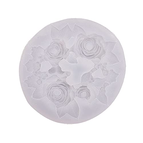 Rosen Fondant Silikonform Für Kuchen Cupcake Epoxidharz Form Schmuck Selbstgemachte Seife Kerzenherstellung von OAJABBGE