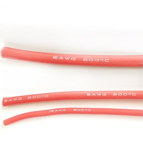 Anschlusskabel, flexibles Kabel, Kanalisation, Elektrokabel aus Vollgummi, flexibles Kupferkabel, hitzebeständiges Silikonkabel, 1AWG 2AWG 4AWG 6AWG 7AWG 8AWG 15AWG 16AWG Webverbinder (C von OAOAO