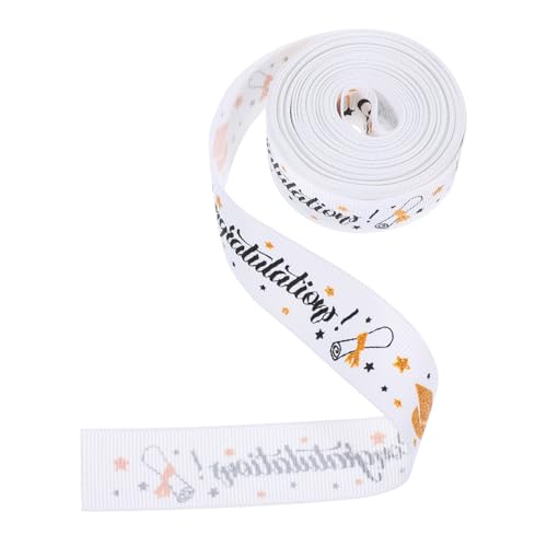 OATIPHO 1 Rolle Staffelungsband benutzerdefiniertes Band Dekoration Bausatz Hutband Schleifen wickeln seidenband ribbon holiday decor schuhband Geschenkverpackungsband Wickelband Polyester von OATIPHO