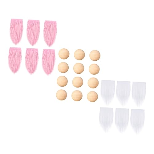 OATIPHO 1 Satz Puppenbart Gnom gefälscht Perücke Haarschmuck doll Accessories Valentine Decoration Zubehör für die Herstellung von Weihnachtspuppen Kunstbart mit Holzperle Polyester von OATIPHO