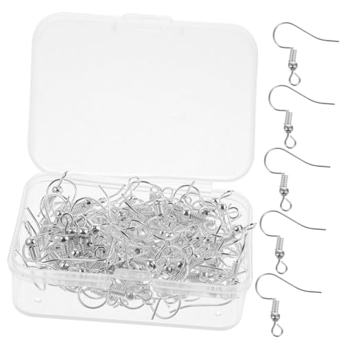 OATIPHO 120st Diy-ohrring-haken-set Ohrringe Liefert Ringabstandshalter Clip Goldene Creolen Für Damen Tropfenohrringe Nieten Ohrringe Machen Haken Austauschbar Ringmaß Bieger Silver Eisen von OATIPHO