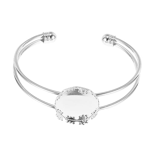 OATIPHO 1stk Armbandfach Strasssteine Transporter Kabel Bausatz Armbänder Kette Schmuck Perlen Crimpen Schild Draht Makramee Haken Edelstein Zubehör Selber Machen Silver Kupfer von OATIPHO