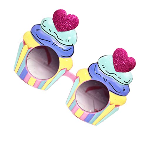 OATIPHO 1stk Partybrille Sonnenbrillen-rave Halloween-brille Favorisieren Margarita Augapfel-brille Cupcake-sonnenbrille Brille Mit Augen Darauf Lustige Brillen Dampfpunk Pc-rahmen von OATIPHO