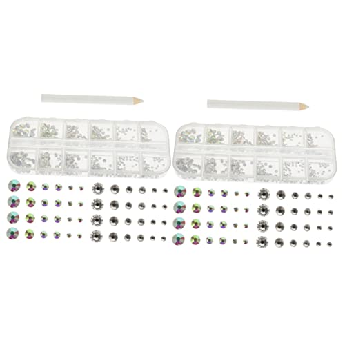 OATIPHO 2 Sätze Flatboden -diamantnagelschmuck Nail Strass-kit Nagel Edelsteine Uv Maniküre Strasssteine Polieren Flache Strasssteine zum Basteln Nägel Wohnung Kunst Glas OATIPHO 2 Sätze Flatboden -diamantnagelschmuck Nail Strass-kit Nagel Edelsteine Uv Maniküre Strasssteine Polieren Flache Strasssteine zum Basteln Nägel Wohnung Kunst Glas von OATIPHO