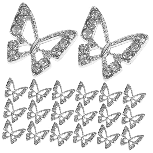 OATIPHO 20 Stück Schmetterling Nail Charms für Nagelkunst Vielseitige Deko für Nägel Kleidung Taschen und Diy Projekte für Feste und Besondere Anlässe OATIPHO 20 Stück Schmetterling Nail Charms für Nagelkunst Vielseitige Deko für Nägel Kleidung Taschen und Diy Projekte für Feste und Besondere Anlässe von OATIPHO
