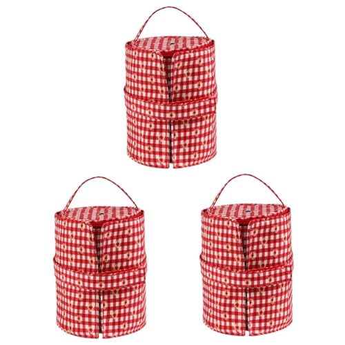 OATIPHO 3St Strickset stricknadeln etui gewebesäcke braided bag knitting bag Maschenmarkierer zum Stricken Vakuumierbeutel für Kleidung Stricktasche gehäkelte Aufbewahrung Polyester von OATIPHO