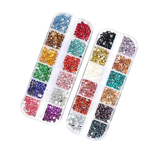 OATIPHO DIY Nagelkunst Dekorationen Maniküre Schmuck mit Bunten Strasssteinen und Edelsteinen für Nageldesigns Partys und Besondere Anlässe OATIPHO DIY Nagelkunst Dekorationen Maniküre Schmuck mit Bunten Strasssteinen und Edelsteinen für Nageldesigns Partys und Besondere Anlässe von OATIPHO