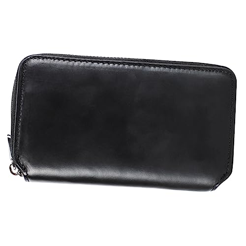 OATIPHO Für Uhren Stand Halter Reise Schmuckschatulle Kabel Uhrenbeweger Für Automatikuhren Fall Vitrine Reiseetui Automatisch Tasche Wickler Brillenetui Zu Black Leder von OATIPHO