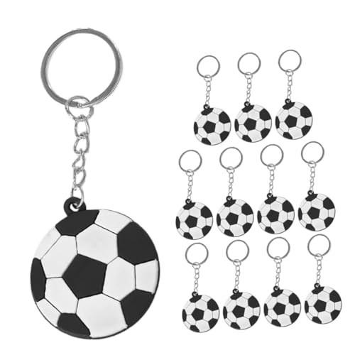 OATIPHO Fußball Schlüsselanhänger PVC Softgummi Fußball Dekoration Schlüsselanhänger Für Taschen Und Sportliche Party Accessoires Für Und von OATIPHO