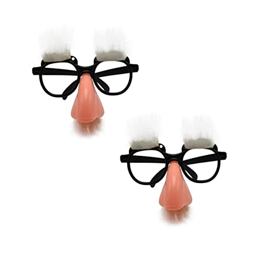 OATIPHO Halloween Brille Mit Lustiger Fake Nase Und Augenbrauen Party Accessoire Für Kostüme Cosplay Und Mottopartys Perfekte Brillen Für Einen Humorvollen Auftritt von OATIPHO