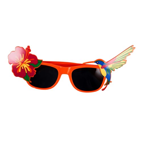 OATIPHO Hawaiianische Brille Sonnenbrille Damen Lustige Brille Outfits Menschen Strandbrillen Luau Partybrille Gefälscht Neuartige Brillen Gläser Steampunk-brille Party-requisiten Plastik von OATIPHO