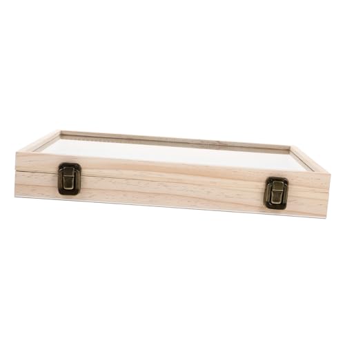 OATIPHO Kasten Organizer zur Aufbewahrung von Halsketten armschlinge armtasche schmucktablett ohrringe verschlüsse Schublade Planke Schatz Schmuck-Display-Tablett Halsketten-Organizer Holz von OATIPHO