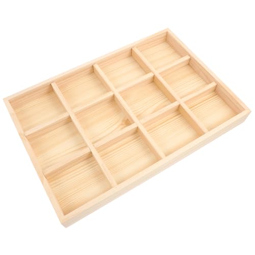 OATIPHO Kommode schmücken Schmuckstück Charme Tablett ablage tablett holzpallets schubladenschrank Aufbewahrungsplatte für Schmuckdisplays Organizer für Schmuckablagen hölzern von OATIPHO